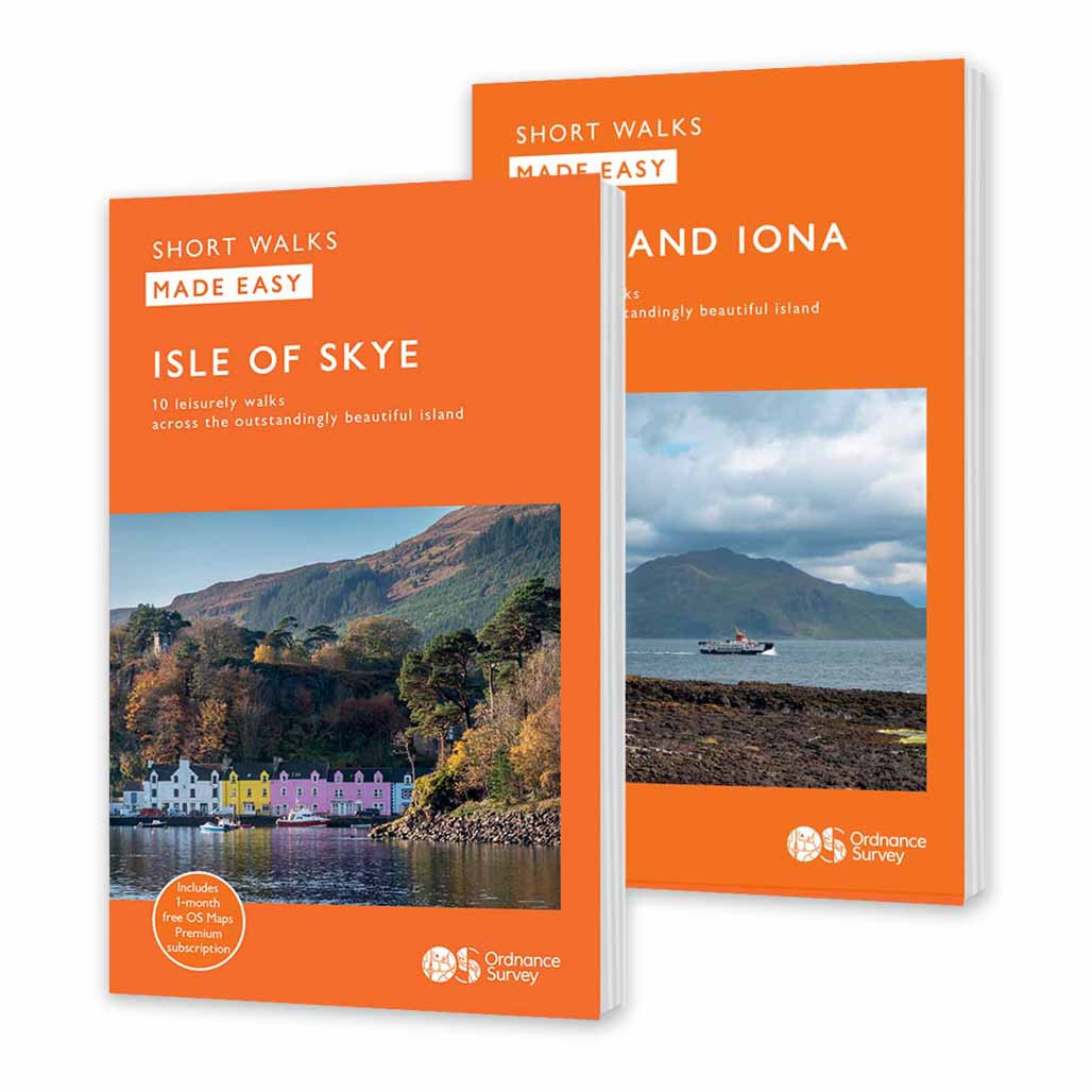 Ordnance Survey Scottish Islands Short Walks Made Easy Guidebook Set - OS Walking Guides