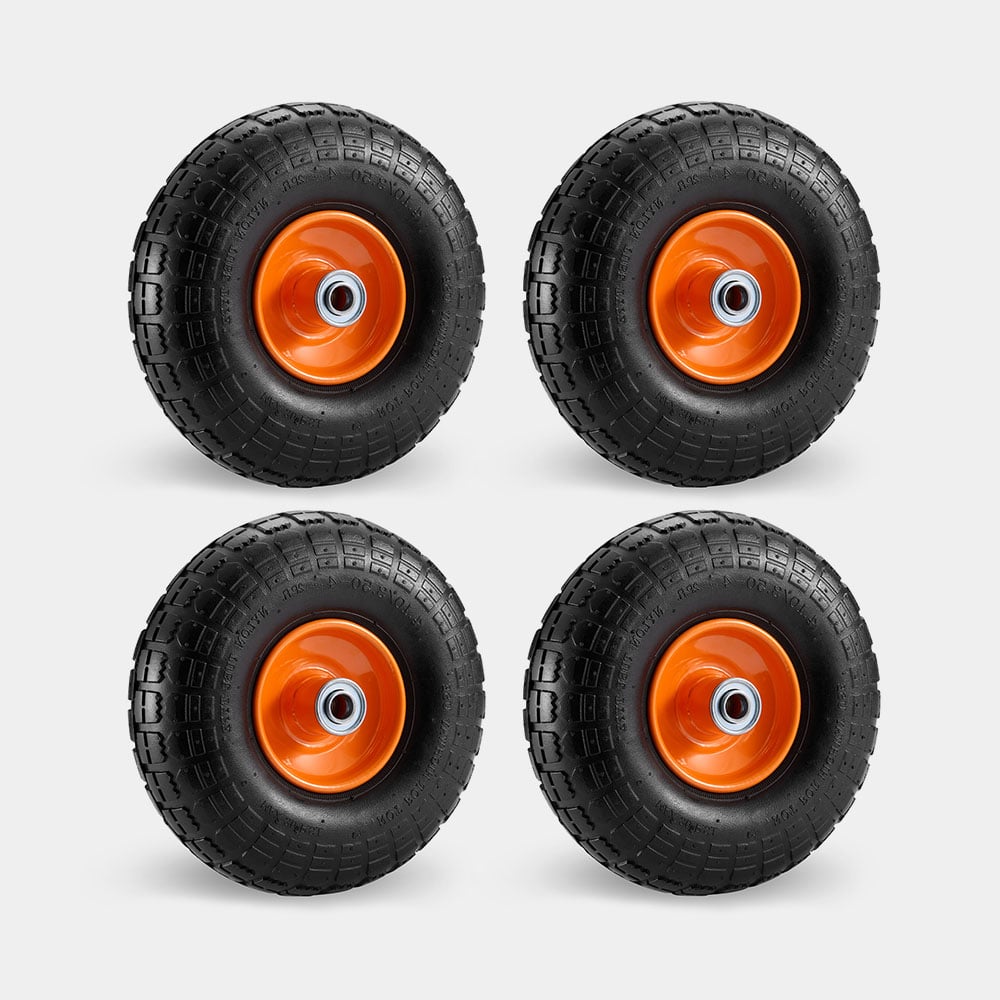 10" Spare Pneumatic Wheels 4 Pack